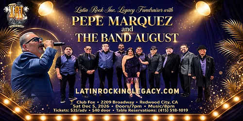 Pepe M\u00e1rquez and The Band August- End-of-Year Holiday Party