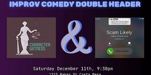 An Improvised Comedy Show! 