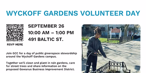 [RAIN DATE] Wyckoff Gardens. Volunteer  Day