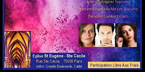 R\u00e9cital Lyrique : Soprano, Mezzo-Soprano &amp; Piano