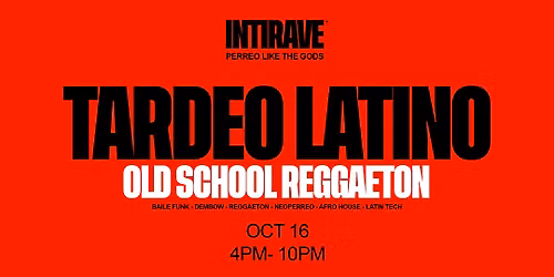 BAMBALAN Rooftop Party (16th Oct) TARDEO LATINO: Reggaeton Old School