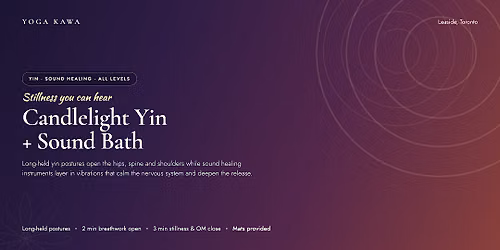 Candlelight Yin + Sound Bath