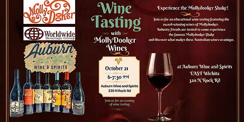 Experience the Mollydooker Shake! Mollydooker Wines at Auburn EAST