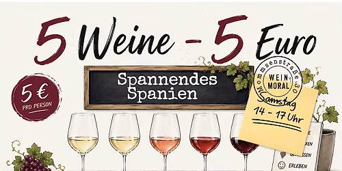 5 Weine - 5 Euro: Spannendes Spanien