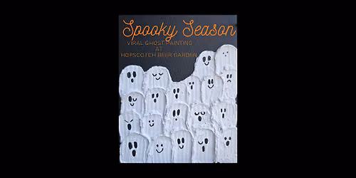 Spooky Season Textured Ghost Painting!