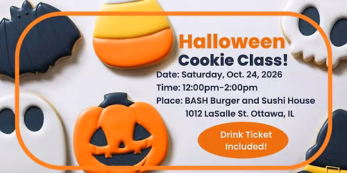 Halloween Sugar Cookie Decorating Class