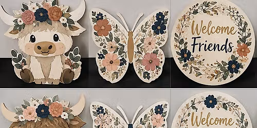Paint & Create! Wood Door Hangers