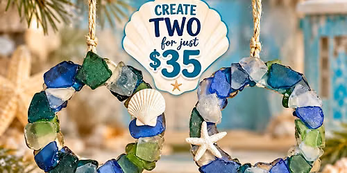 Sea Glass Wreath Ornaments