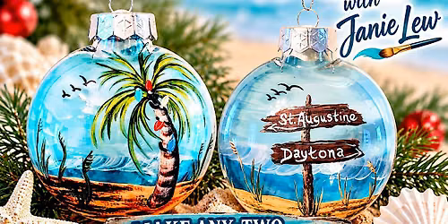 Handpainted Ornaments with Janie Lew
