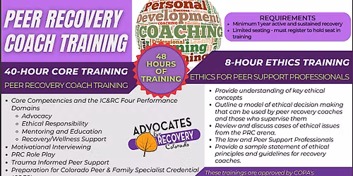 Peer Recovery Coach Training