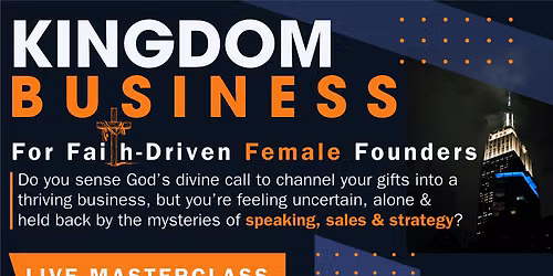 God Is My Boss: Launching  a profitable business as a Woman of Faith