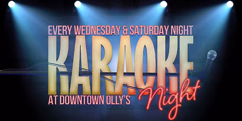 Wild Wednesday Karaoke - Downtown Olly's