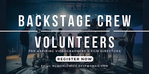 [VOLUNTEER] Backstage Crew