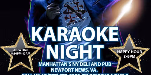 NoSleep Karaoke night