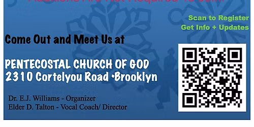 Community Gospel Choir - Monthly First and Third Saturdays 4PM FREE