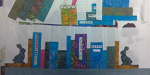Intermediate Quilting - Applique Bookshelf Quilt PART ONE