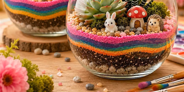 Rainbow Terrarium Workshop