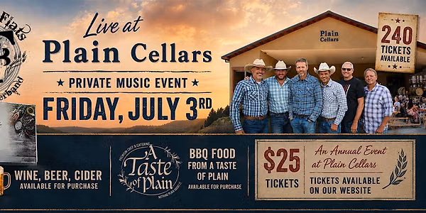 Jumper Flats 3rd of July at Plain Cellars
