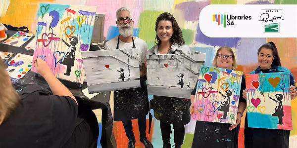Refugee Week | Paint and Sip - Girl with Balloon