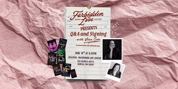 Meet Sara Cate in Conversation with Ashton Brooks!!