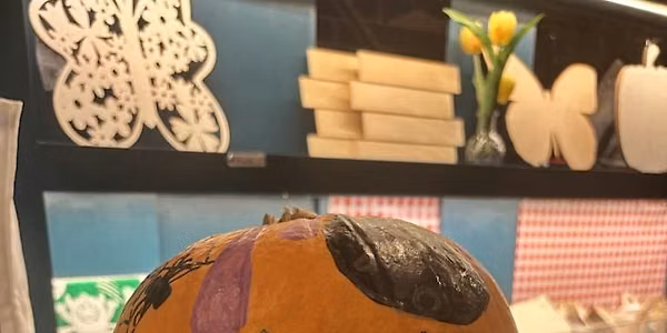 Pumpkin painting and spooky, seasonal crafts