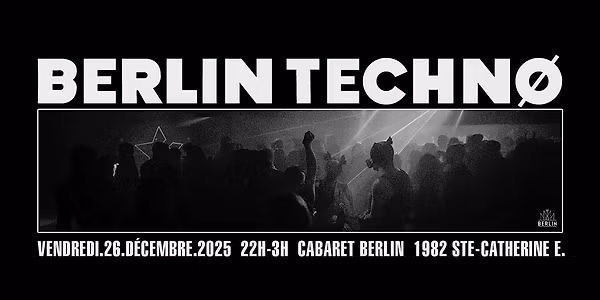 BERLIN TECHNO - BOXING DAY 2025
