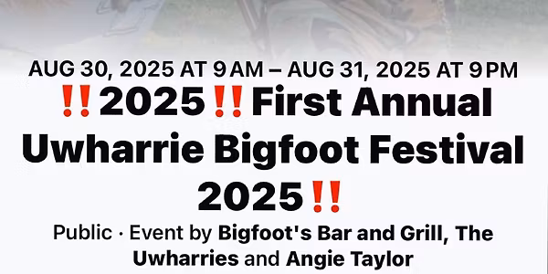 Uwharrie Bigfoot Festival LLC 