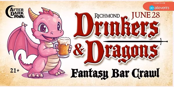 Drinkers & Dragons Fantasy Bar Crawl (Richmond, VA)