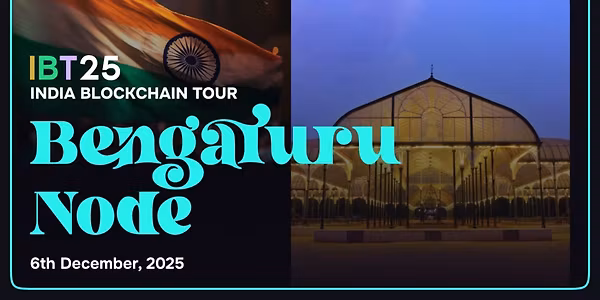 India Blockchain Tour 2025 - Bengaluru