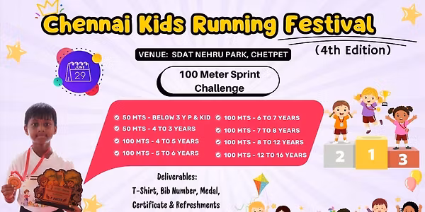 Chennai Kids Running Festival 2025 - 4th Edition