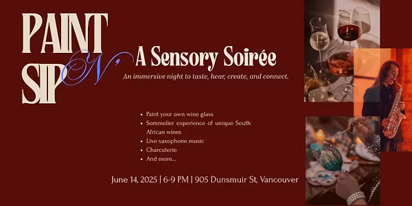 Paint N' Sip: A Sensory Soirée
