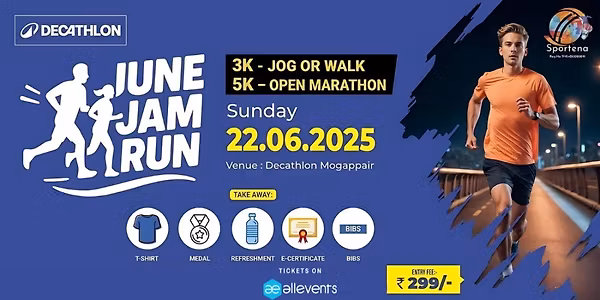 JUNEJAMRUN - 3K JOG OR WALK & 5K OPEN MARATHON