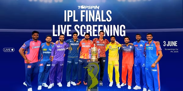 IPL 2025 Live Screening Finals- Topspin Club
