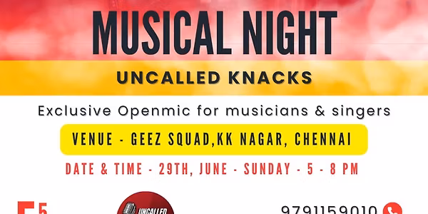 Uncalled Knacks -  Music Open Mic