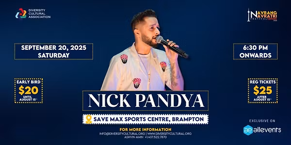 Nick Pandya Live in Brampton