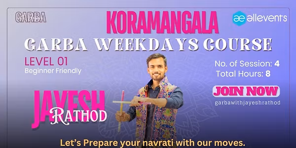 Weekdays Regular Garba Course With Jayesh Rathod