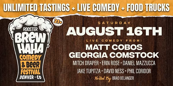 Rooster's BrewHaha | Denver's Comedy & Beer Festival