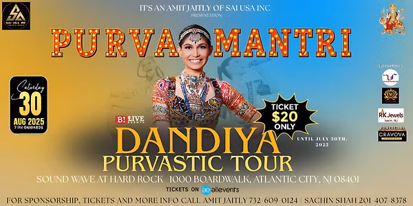 Purva Mantri Live - New Jersey - 30th August, 2025