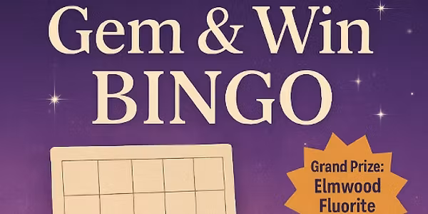STONE HARMONY'S Gem & Win BINGO Night