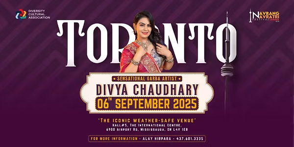 Navrang Navratri Festival Canada 2025 - DIVYA CHAUDHARY