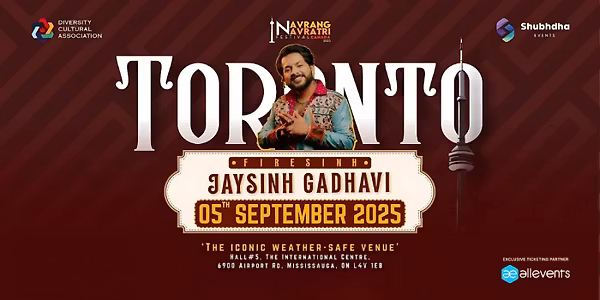Navrang Navratri Festival Canada 2025 With JAYSINH GADHAVI