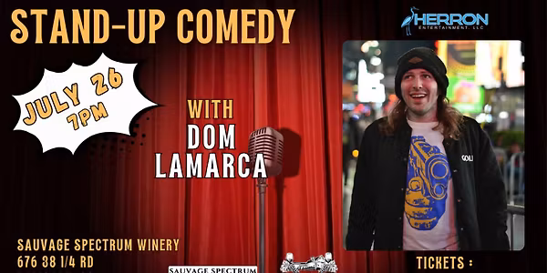 The Winery Comedy Tour at Sauvage Spectrum