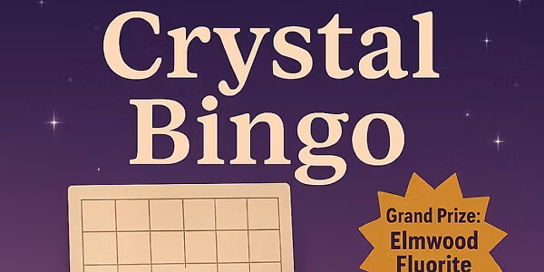 STONE HARMONY'S Crystal & Win BINGO Night