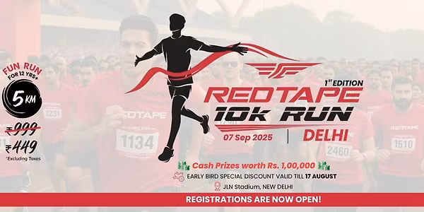 REDTAPE 10K RUN DELHI