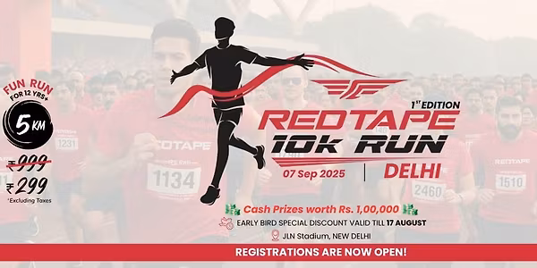 REDTAPE 10K RUN DELHI