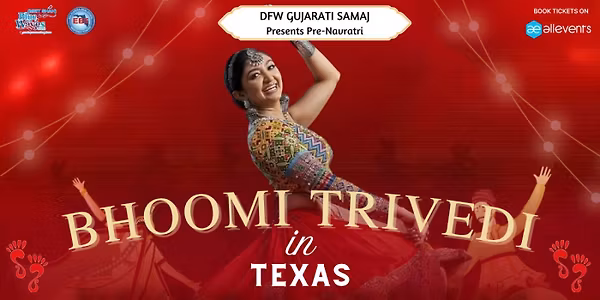 Bhoomi Trivedi Garba Festival 2025 in Texas