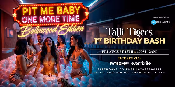 Bollywood Party at Ballie Ballerson - Pit me Baby One more Time