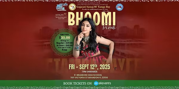 Bhoomi Trivedi Garba Festival 2025 in Tampa