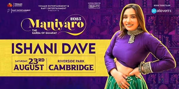 Maniyaro 2025 with Ishani Dave | KWC Region | 23rd August 2025