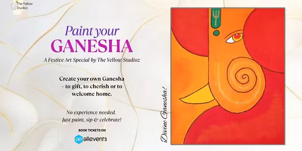 Paint your Ganesha with The Yellow Studioz